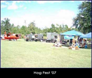 Smokers at Hog Fest